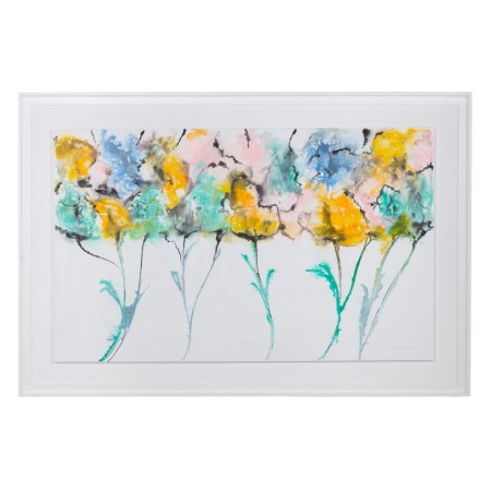 Cuadro Blanco Multicolor Abstracto 146 x 4 x 96 cm de BigBuy Home, Impresiones sobre lienzo - Ref: S8807185, Precio: 242,35 €...