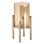 Candleholder Golden Crystal Steel 12 x 12 x 23 cm | Tienda24 - Global Online Shop Tienda24.eu