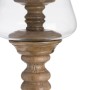 Candleholder Natural Wood Crystal 20 x 20 x 76 cm | Tienda24 - Global Online Shop Tienda24.eu