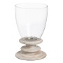 Bougeoir Blanc Bois Verre 28 x 28 x 43 cm | Tienda24 - Global Online Shop Tienda24.eu