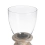 Bougeoir Blanc Bois Verre 24 x 24 x 39 cm | Tienda24 - Global Online Shop Tienda24.eu