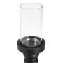 Candleholder Black Wood Crystal 12 x 12 x 47 cm | Tienda24 - Global Online Shop Tienda24.eu