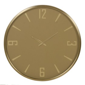 Horloge Murale Jaune Verre Acier 51 x 5 x 51 cm de BigBuy Home, Pendules murales - Réf : S8807219, Prix : 35,27 €, Remise : %