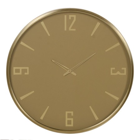 Horloge Murale Jaune Verre Acier 51 x 5 x 51 cm de BigBuy Home, Pendules murales - Réf : S8807219, Prix : 35,27 €, Remise : %