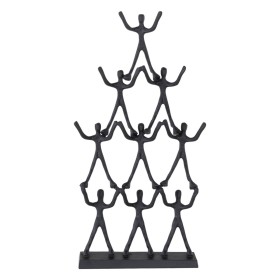 Figura Decorativa Preto Alumínio 36 x 8 x 70 cm de BigBuy Home, Adornos - Ref: S8807241, Preço: 65,91 €, Desconto: %