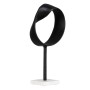 Figura Decorativa Blanco Negro Aluminio Mármol 20 x 10 x 38 cm de BigBuy Home, Adornos - Ref: S8807245, Precio: 35,92 €, Desc...