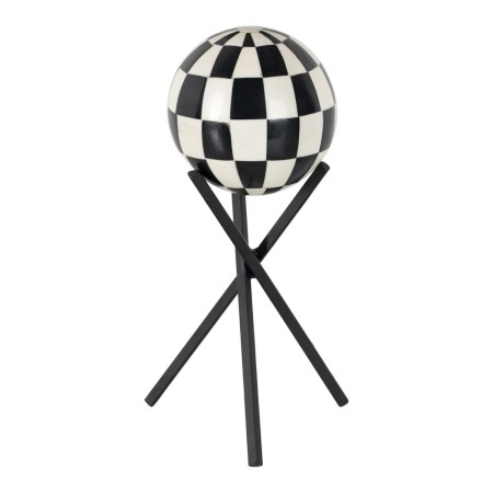 Figura Decorativa Blanco Negro Resina Hierro 15 x 15 x 25 cm de BigBuy Home, Adornos - Ref: S8807258, Precio: 30,90 €, Descue...