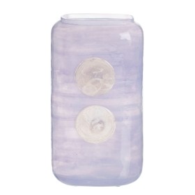 Vase Home ESPRIT Gris Verre Moderne 13 x 13 x 21 cm | Tienda24 - Global Online Shop Tienda24.eu