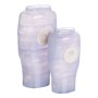 Vaso Azul Branco Resina Cristal 15 x 9 x 31 cm | Tienda24 - Global Online Shop Tienda24.eu