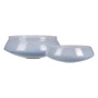 Centro de Mesa Azul Plateado Cristal 32 x 32 x 12 cm de BigBuy Home, Adornos - Ref: S8807264, Precio: 32,66 €, Descuento: %