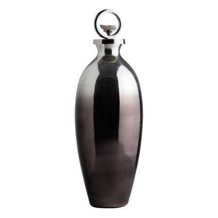 Botella Plateado Aluminio Cristal 18 x 18 x 53 cm Decorativa de BigBuy Home, Adornos - Ref: S8807268, Precio: 54,43 €, Descue...