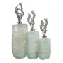 Bouteille Vert Argenté Aluminium Verre 19 x 13 x 62 cm Décorative de BigBuy Home, Objets de décoration - Réf : S8807274, Prix...