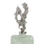 Bottle Green Silver Aluminium Crystal 16 x 9 x 54 cm Decorative by BigBuy Home, Ornaments - Ref: S8807275, Price: 50,88 €, Di...