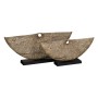 Figura Decorativa Castanho Preto Alumínio 62 x 11 x 27,3 cm de BigBuy Home, Adornos - Ref: S8807293, Preço: 90,08 €, Desconto: %