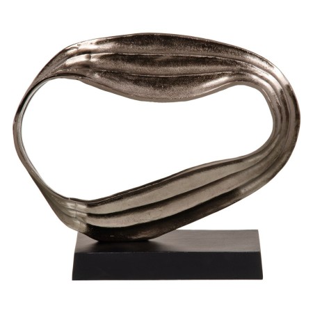 Decorative Figure Black Silver Aluminium 52 x 15 x 46 cm by BigBuy Home, Ornaments - Ref: S8807295, Price: 100,60 €, Discount: %