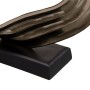 Figurine Décorative Noir Argenté Aluminium 36,8 x 15 x 32 cm de BigBuy Home, Objets de décoration - Réf : S8807296, Prix : 58...