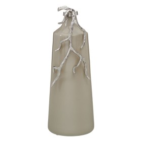 Botella Beige Plateado Aluminio Cristal 20 x 11 x 53 cm Decorativa de BigBuy Home, Adornos - Ref: S8807297, Precio: 84,59 €, ...