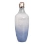 Bouteille Bleu Argenté Résine Verre 16 x 16 x 44 cm Décorative de BigBuy Home, Objets de décoration - Réf : S8807304, Prix : ...