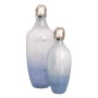 Bouteille Bleu Argenté Résine Verre 16 x 16 x 44 cm Décorative de BigBuy Home, Objets de décoration - Réf : S8807304, Prix : ...