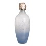 Bouteille Bleu Argenté Résine Verre 12 x 12 x 33 cm Décorative de BigBuy Home, Objets de décoration - Réf : S8807305, Prix : ...