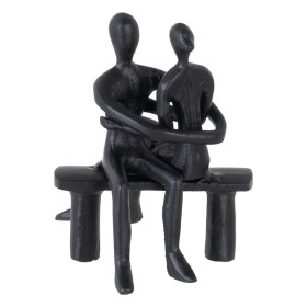 Figura Decorativa Preto Alumínio 15 x 17 x 20 cm de BigBuy Home, Adornos - Ref: S8807309, Preço: 31,50 €, Desconto: %