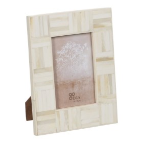 Photo frame Cream Resin 10 x 15 cm 17 x 1,5 x 22 cm by BigBuy Home, Table and wall frames - Ref: S8807312, Price: 14,45 €, Di...