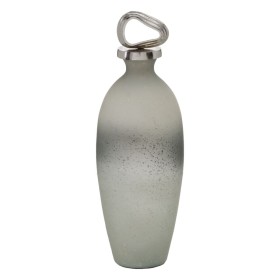 Bouteille Gris Argenté Aluminium Verre 15 x 15 x 46 cm Décorative de BigBuy Home, Objets de décoration - Réf : S8807317, Prix...