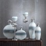 Botella Gris Plateado Aluminio Cristal 15 x 15 x 46 cm Decorativa de BigBuy Home, Adornos - Ref: S8807317, Precio: 42,60 €, D...