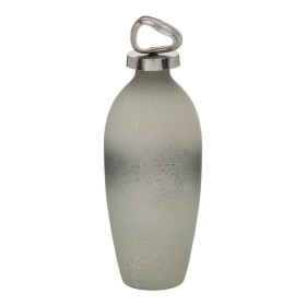 Bouteille Gris Argenté Aluminium Verre 12 x 12 x 36 cm Décorative de BigBuy Home, Objets de décoration - Réf : S8807318, Prix...