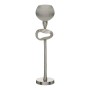 Candleholder Grey Silver Aluminium Crystal 11 x 11 x 48 cm | Tienda24 - Global Online Shop Tienda24.eu