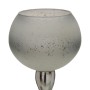 Bougeoir Gris Argenté Aluminium Verre 11 x 11 x 48 cm | Tienda24 - Global Online Shop Tienda24.eu