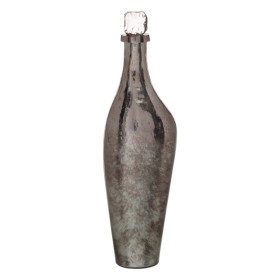 Bottle White Transparent 19 x 48 cm Decorative (2 Units) | Tienda24 - Global Online Shop Tienda24.eu