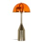 Desk lamp Orange Golden Crystal Iron 40 W 220-240 V 31 x 31 x 65 cm by BigBuy Home, Bedside and Table Lamps - Ref: S8807328, ...