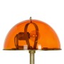 Lampada da tavolo Arancio Dorato Cristallo Ferro 40 W 220-240 V 31 x 31 x 65 cm di BigBuy Home, Lampade da tavolo e abat-jour...