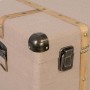 Set of Chests Taupe Linen Metal MDF Wood 77 x 47 x 42 cm (4 Units) by BigBuy Home, Storage boxes and chests - Ref: S8807337, ...