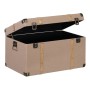 Lot de paniers Taupe Lin Métal Bois MDF 77 x 47 x 42 cm (4 Unités) de BigBuy Home, Boîtes et coffres de rangement - Réf : S88...