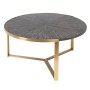 Mesa de Centro Dourado Catanho escuro 90 x 90 x 45 cm de BigBuy Home, Jogos de móveis - Ref: S8807354, Preço: 521,27 €, Desco...