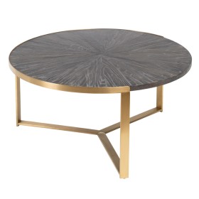 Table Basse Doré Brun foncé 90 x 90 x 45 cm de BigBuy Home, Tables - Réf : S8807354, Prix : 521,27 €, Remise : %