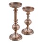 Candleholder Copper Aluminium 9 x 9 x 24 cm | Tienda24 - Global Online Shop Tienda24.eu