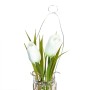 Decorative Plant Polyester Polyethylene Iron 7 x 7 x 24 cm by BigBuy Home, Artificial Plants - Ref: S8807381, Price: 4,33 €, ...