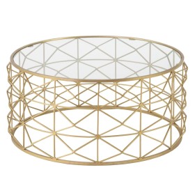 Mesa de Centro Dourado 98 x 98 x 44 cm de BigBuy Home, Jogos de móveis - Ref: S8807382, Preço: 411,52 €, Desconto: %