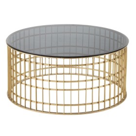 Mesa de Centro Preto Dourado 91 x 91 x 43 cm de BigBuy Home, Jogos de móveis - Ref: S8807392, Preço: 388,68 €, Desconto: %