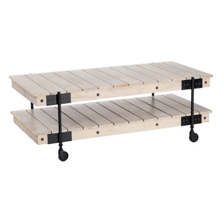 Mesa de Centro Preto Natural 130 x 64 x 48 cm de BigBuy Home, Jogos de móveis - Ref: S8807394, Preço: 237,77 €, Desconto: %