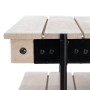 Centre Table Black Natural 130 x 64 x 48 cm by BigBuy Home, Tables - Ref: S8807394, Price: 237,77 €, Discount: %