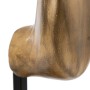 Decorative Figure Black Golden Wood 10 x 12 x 30 cm by BigBuy Home, Ornaments - Ref: S8807405, Price: 73,31 €, Discount: %