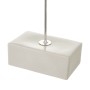 Figura Decorativa Blanco Plateado Cerámica Hierro 15,7 x 8 x 42,9 cm de BigBuy Home, Adornos - Ref: S8807478, Precio: 6,88 €,...