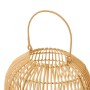 Lampada da tavolo Naturale Metallo Rattan 40 W 220-240 V 27 x 27 x 35 cm di BigBuy Home, Lampade da tavolo e abat-jour - Rif:...