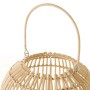 Lampada da tavolo Naturale Metallo Rattan 40 W 220-240 V 23 x 23 x 31 cm di BigBuy Home, Lampade da tavolo e abat-jour - Rif:...