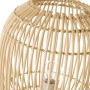 Lampada da tavolo Naturale Metallo Rattan 40 W 220-240 V 23 x 23 x 31 cm di BigBuy Home, Lampade da tavolo e abat-jour - Rif:...