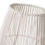 Desk lamp White Metal Bamboo 40 W 220-240 V 17 x 17 x 29 cm by BigBuy Home, Bedside and Table Lamps - Ref: S8807521, Price: 2...